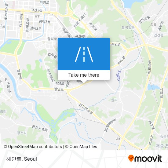 해안로 map