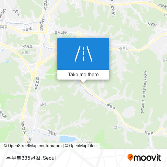 동부로335번길 map