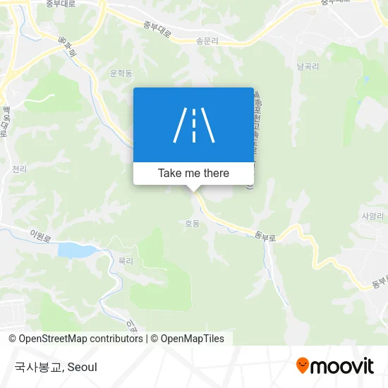 국사봉교 map