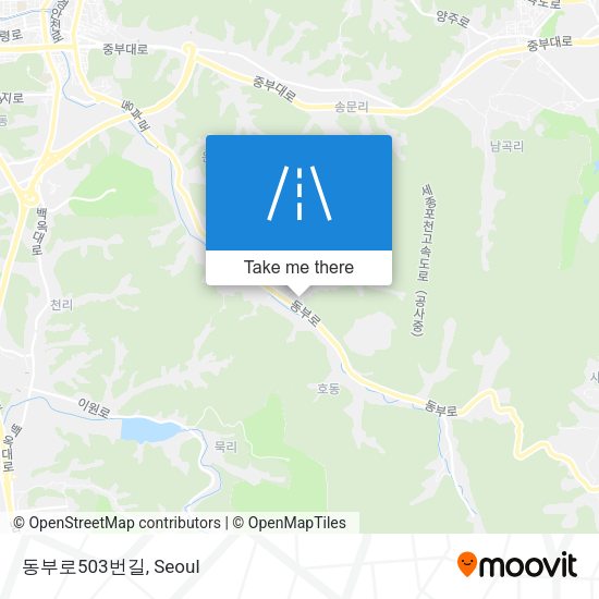동부로503번길 map