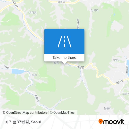 예직로37번길 map