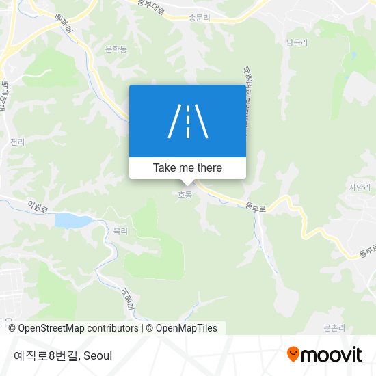 예직로8번길 map
