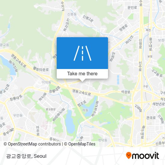 광교중앙로 map