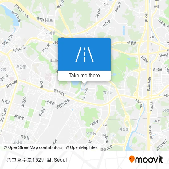 광교호수로152번길 map