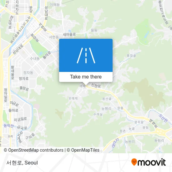 서현로 map