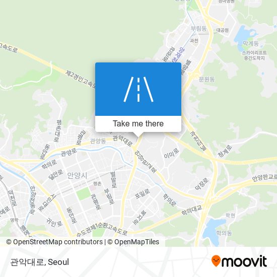 관악대로 map