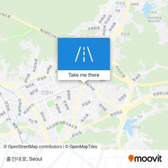 흥안대로 map