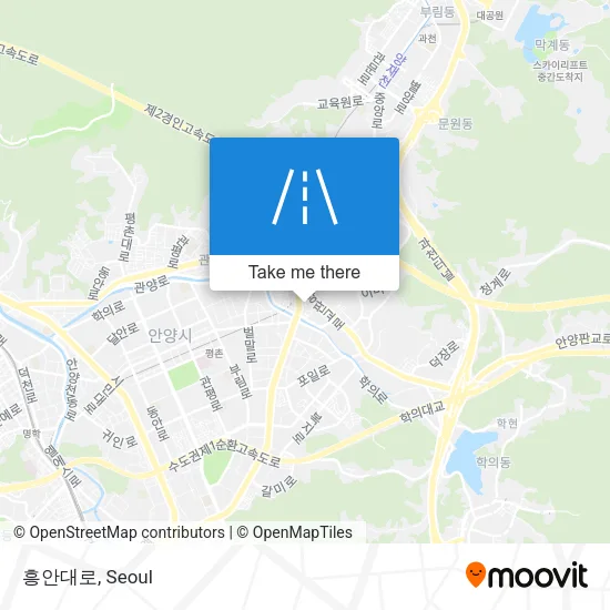 흥안대로 map