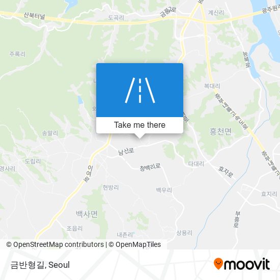 금반형길 map