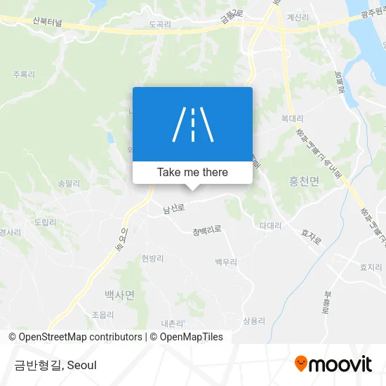 금반형길 map