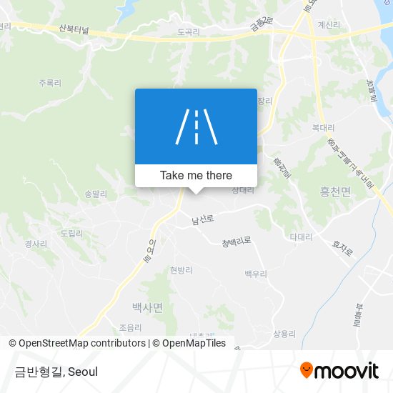 금반형길 map