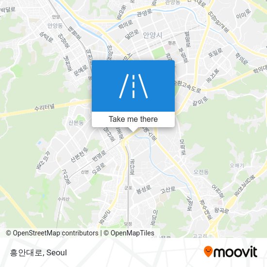 흥안대로 map