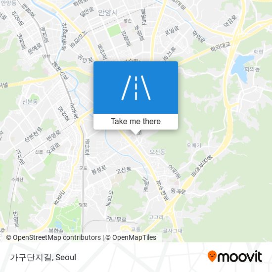 가구단지길 map