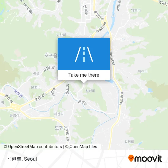 곡현로 map