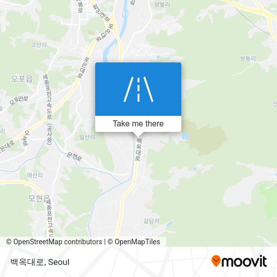 백옥대로 map