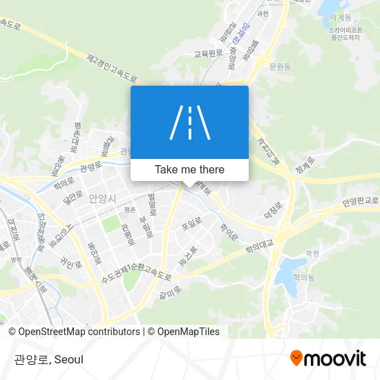 관양로 map
