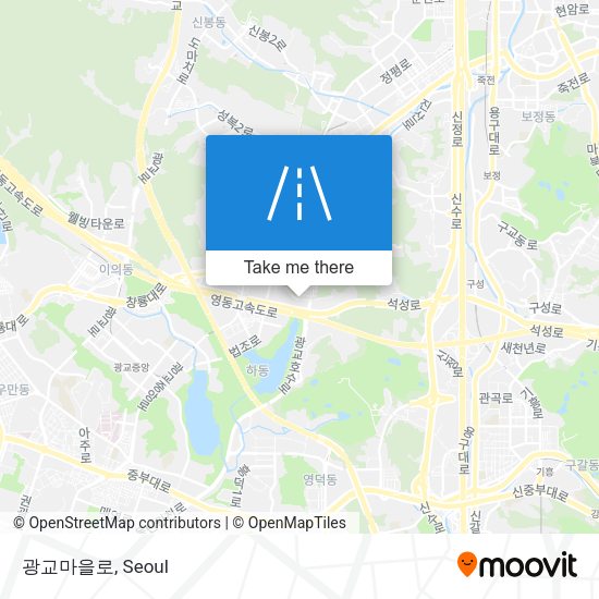 광교마을로 map