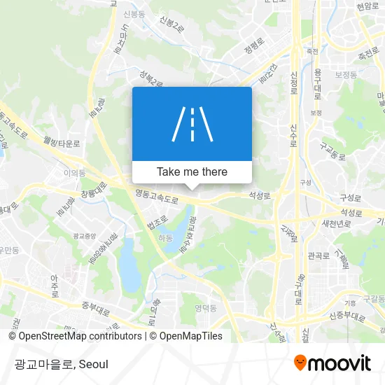 광교마을로 map