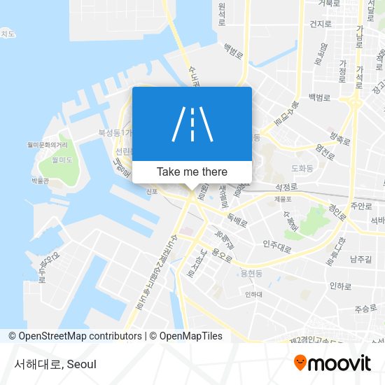 서해대로 map
