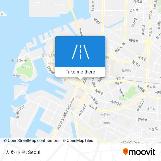 서해대로 map