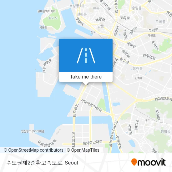 수도권제2순환고속도로 map