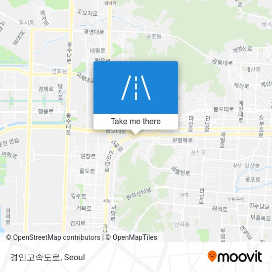 경인고속도로 map