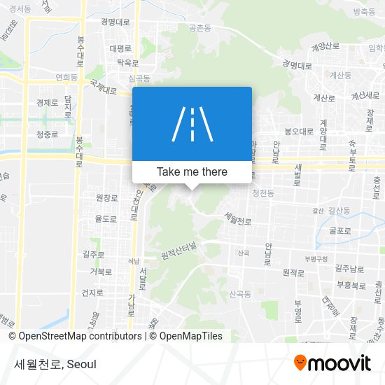 세월천로 map
