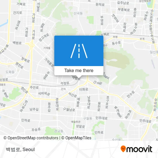 백범로 map