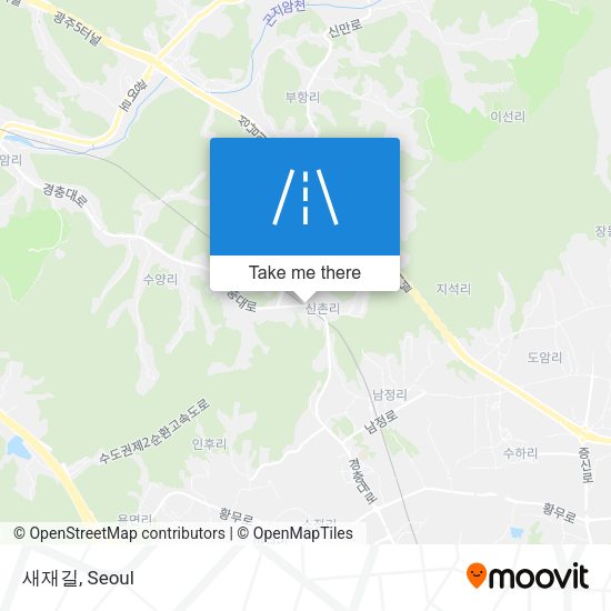 새재길 map