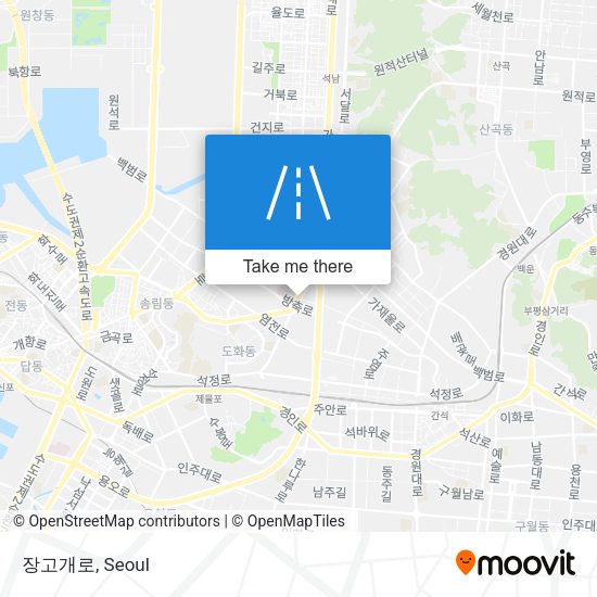 장고개로 map