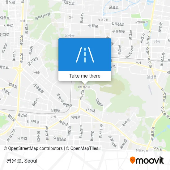 평온로 map