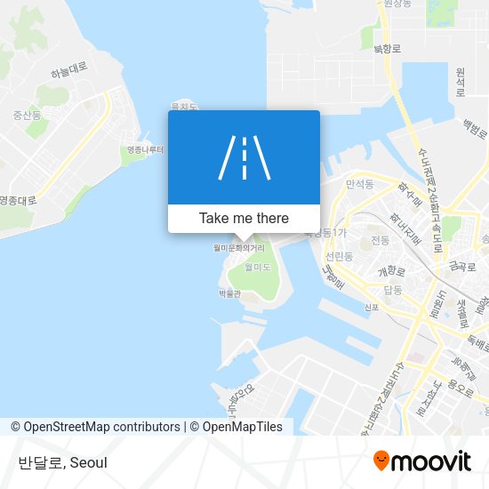 반달로 map