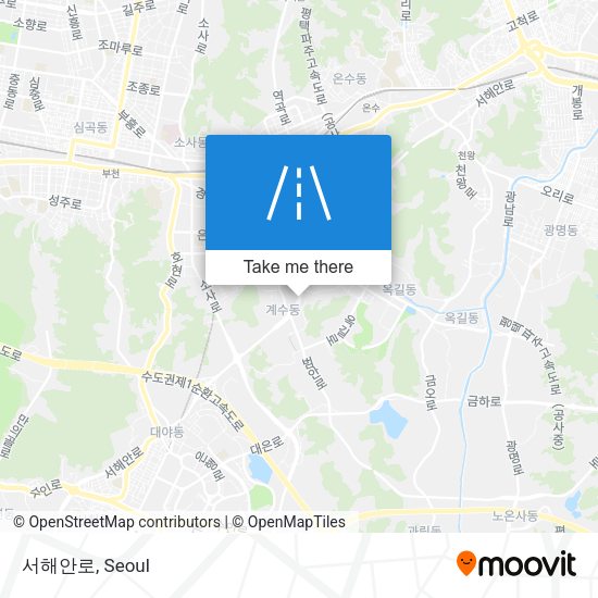 서해안로 map