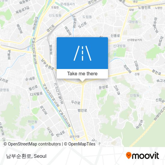 남부순환로 map
