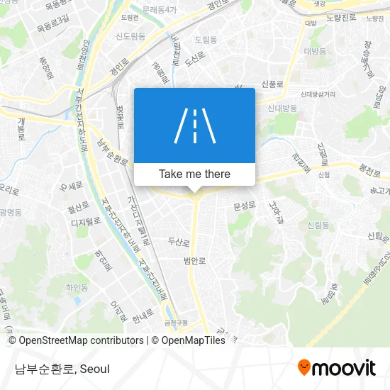 남부순환로 map