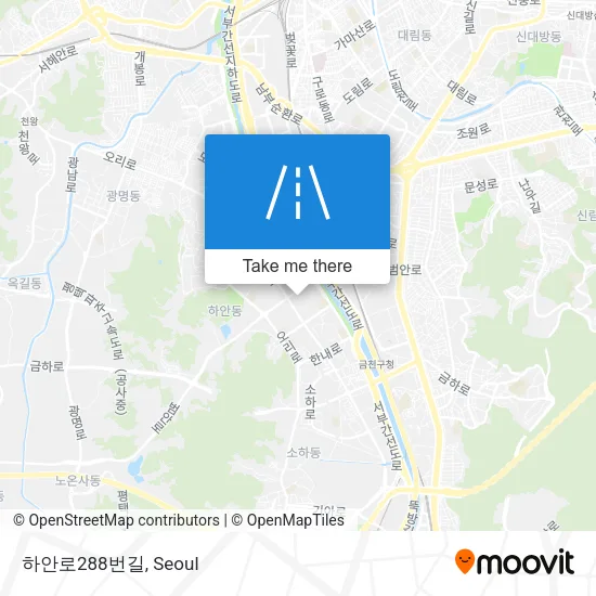 하안로288번길 map