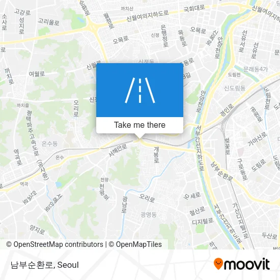 남부순환로 map