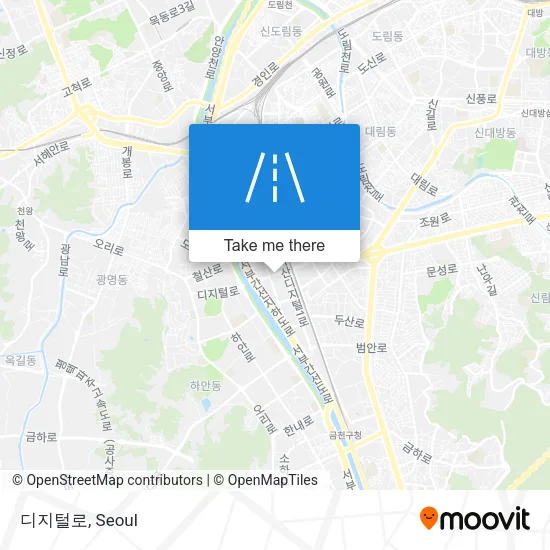 디지털로 map