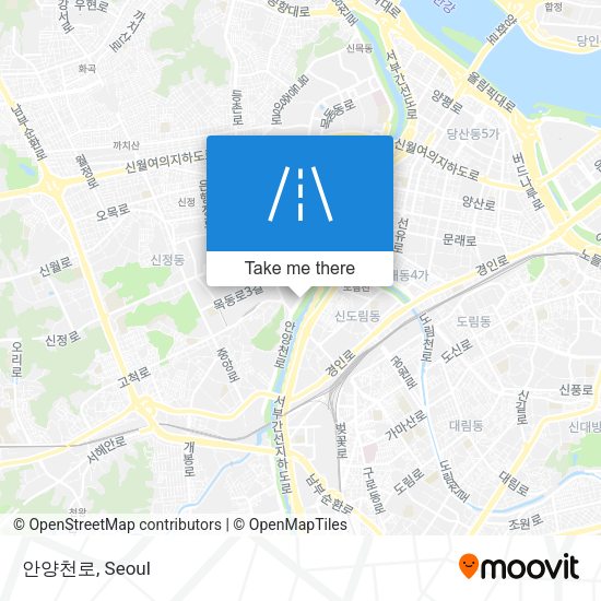 안양천로 map