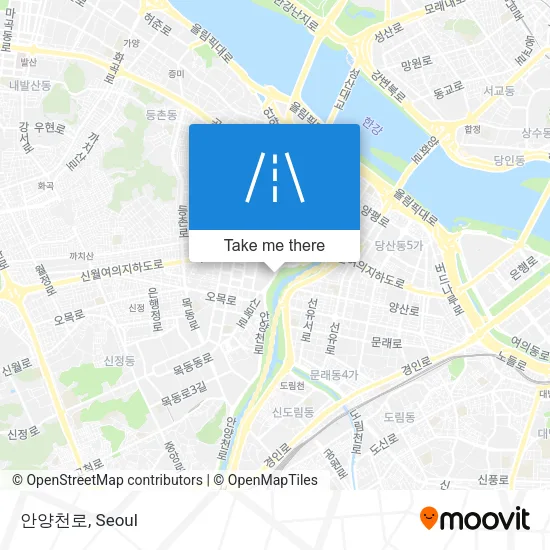 안양천로 map