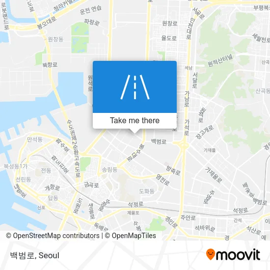 백범로 map