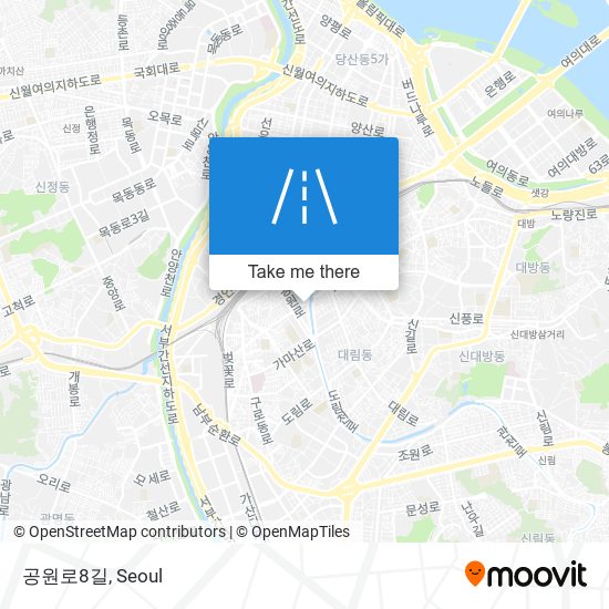 공원로8길 map