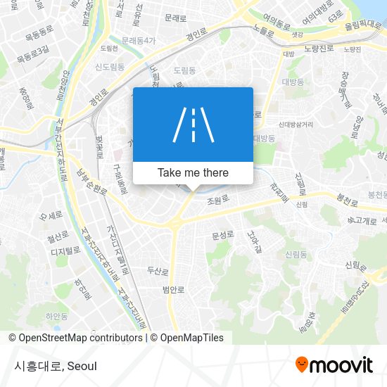 시흥대로 map