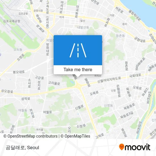 곰달래로 map