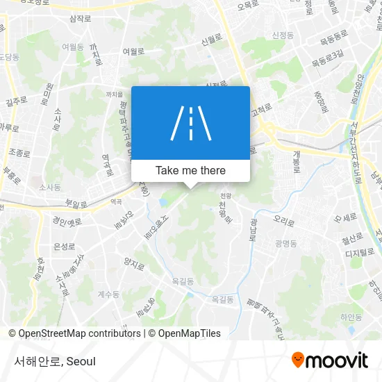 서해안로 map