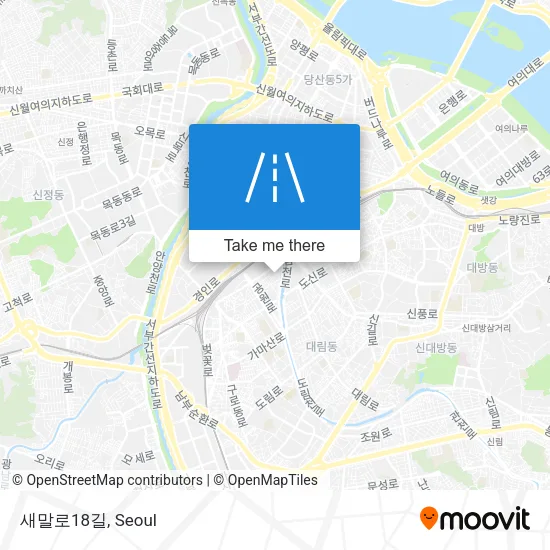 새말로18길 map
