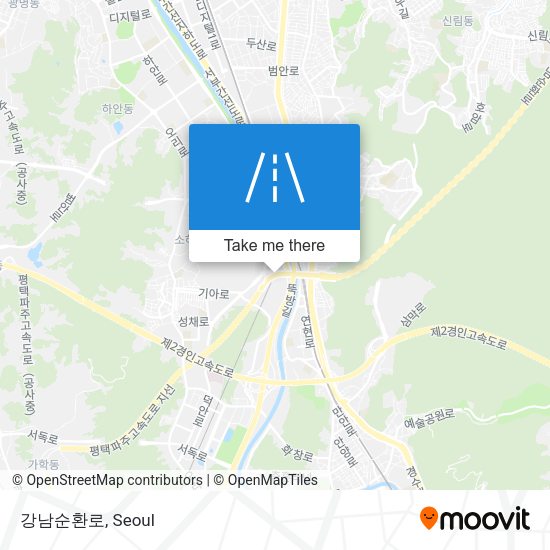 강남순환로 map