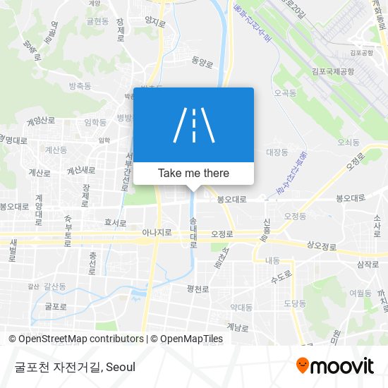 굴포천 자전거길 map