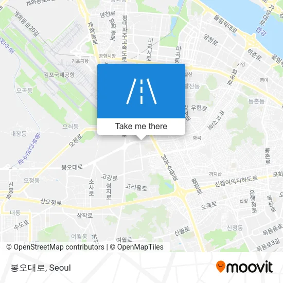 봉오대로 map