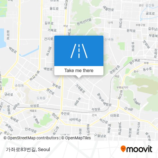 가좌로83번길 map